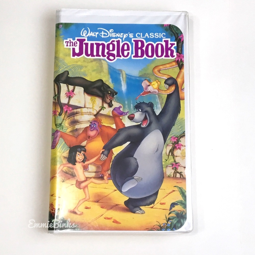 Vtg 1992 Jungle Book Black Diamond Edition VHS Collectible Movie - Vintage Movie
